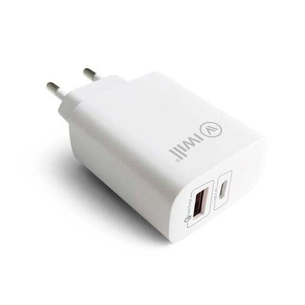 iWill - Adaptador (fonte) com entrada USB e USB C 30W